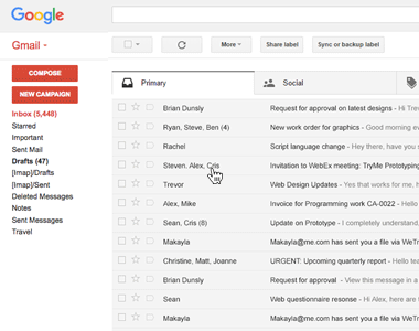 Email Campaigns from Gmail